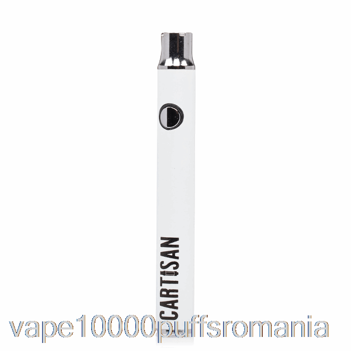 Vape Romania Buton Cartisan Vv 350 510 Baterie Alb